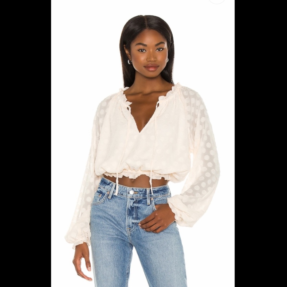 New - from Revolve - Margo Top In White Dot